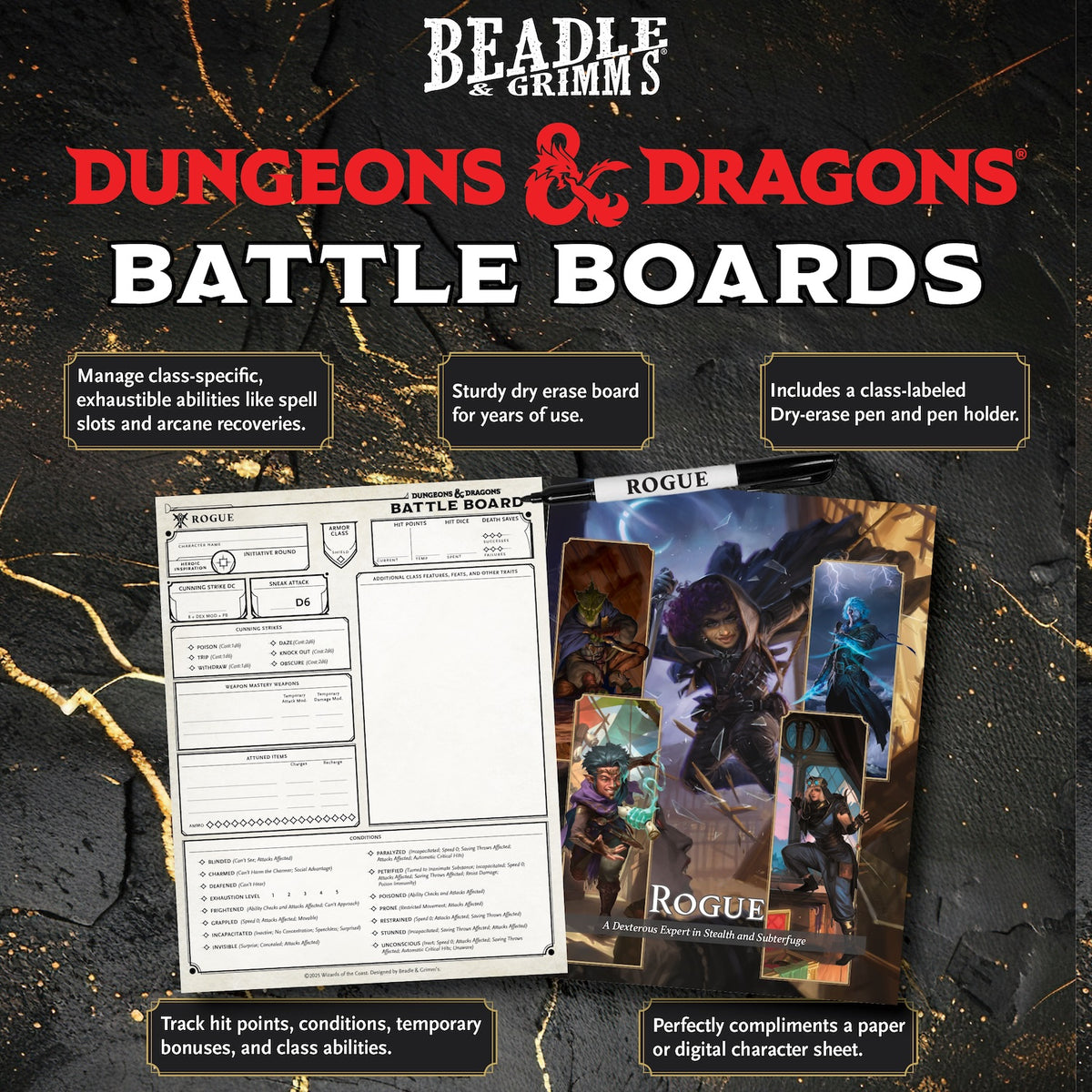 Beadle & Grimm's D&D Battle Board: Rogue