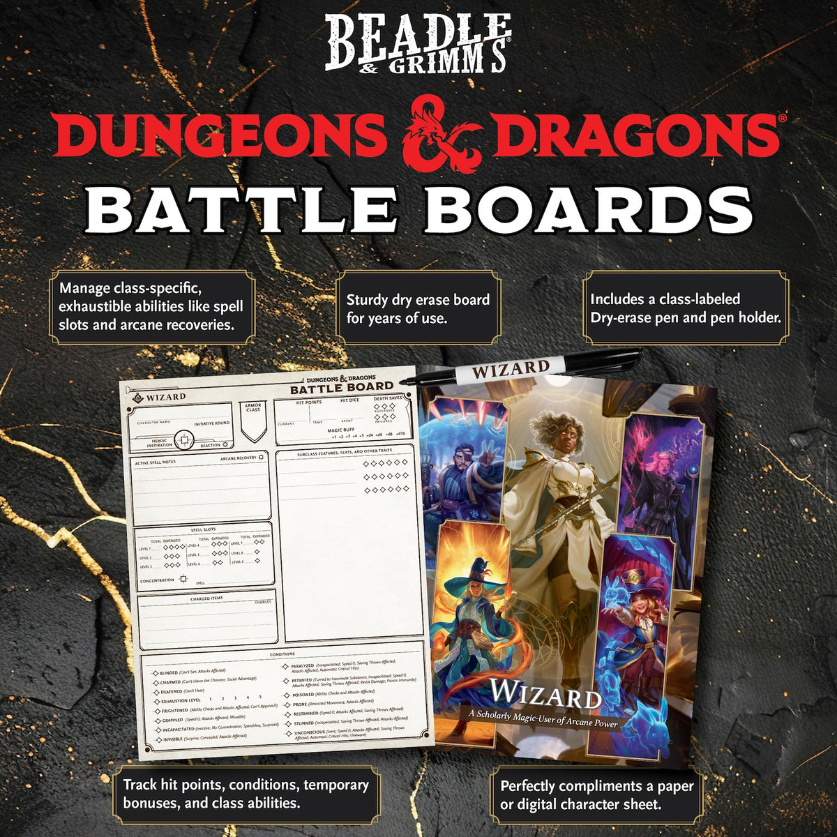 Beadle & Grimm's D&D Battle Board: Wizard