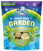 Freeze Dried Kosher Dill Pickle Jumbo Chips (Can be Salty)