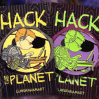 Hack the Peanuts 1.75" Hard Enamel Pin