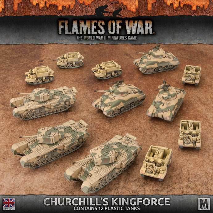 Flames of War: British Churchill's Kingforce (Mid War) - 