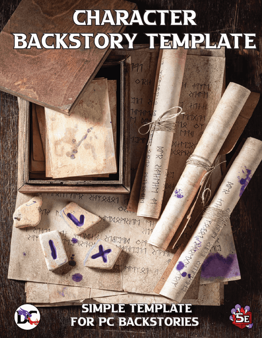 Character Backstory Template - 