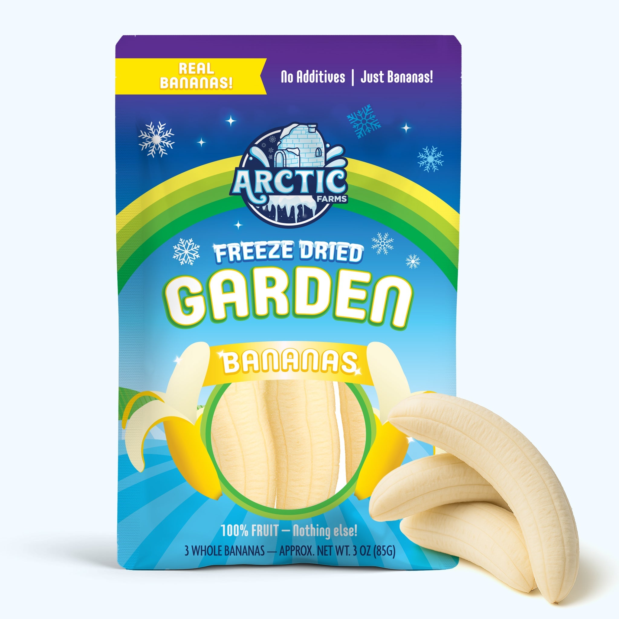 Freeze Dried Organic Whole Bananas