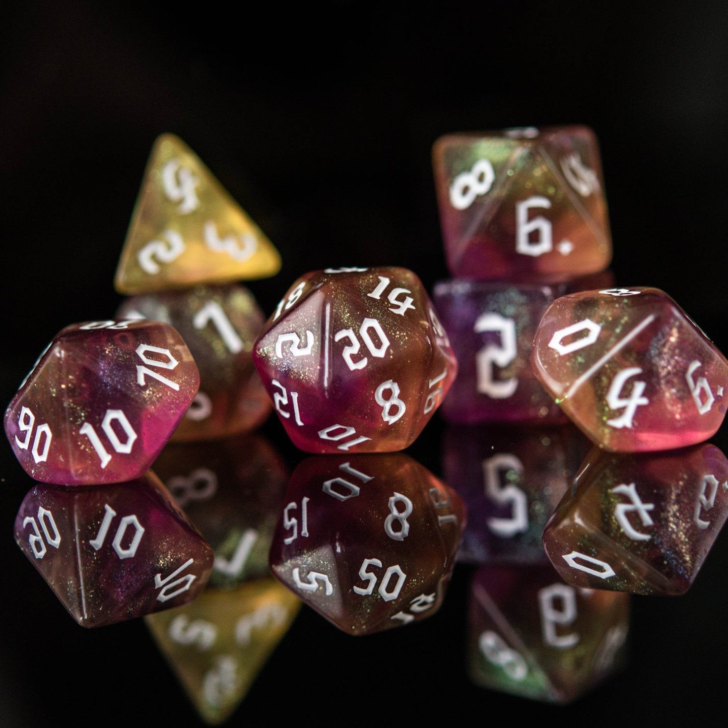 Barbarian Class Acrylic Dice Set - 