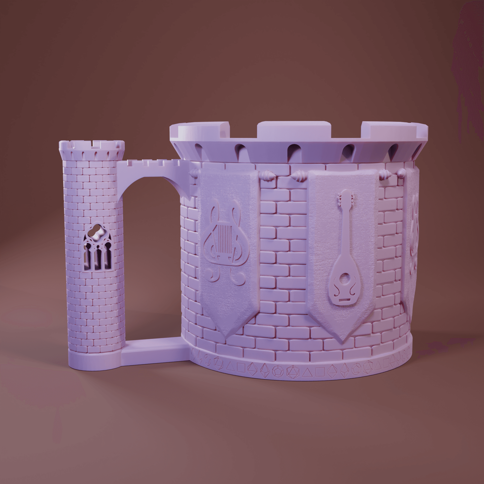 Bard Mug & Dice Tower - Tier 1 / Included