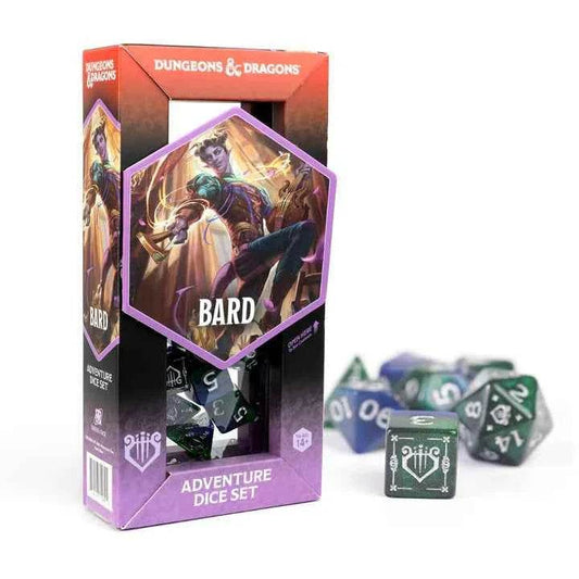 D&D Adventure Dice: Bard (Blue) - 