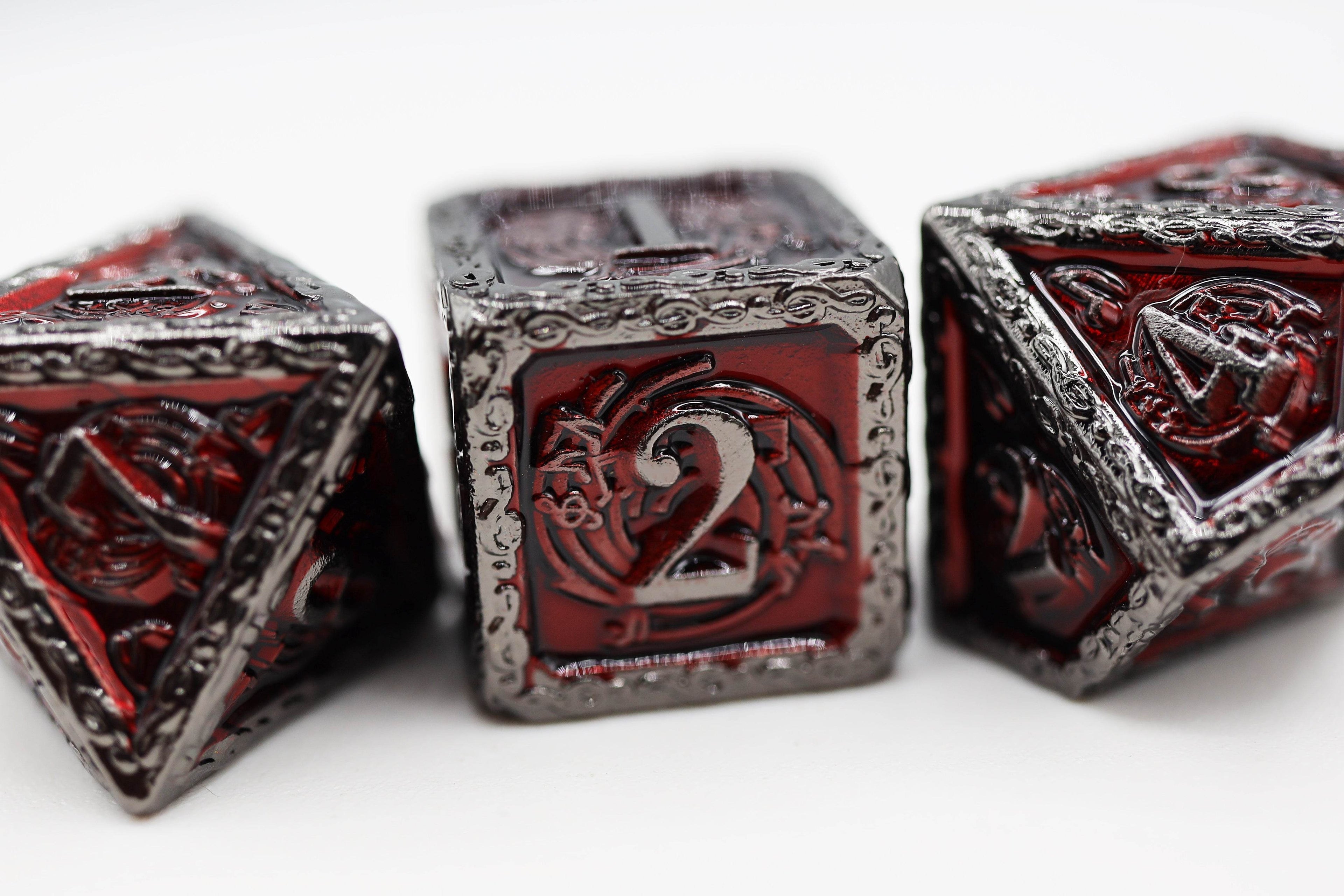 Bardic Song: Mezzo - Metal RPG Dice Set - 