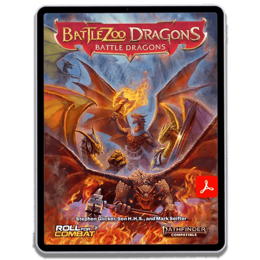 Battlezoo Dragons: Battle Dragons PDF - Pathfinder 2nd Edition / PDF Only