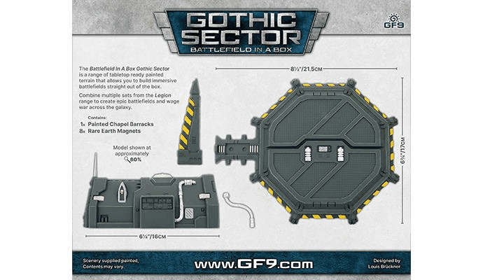 Battlefield in a Box: Gothic Sector - Legion Chapel Barracks - 