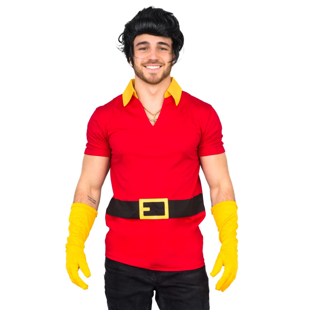 Beast Hunter Adult Unisex Halloween Cosplay Costume Shirt-Gloves-Wig Set