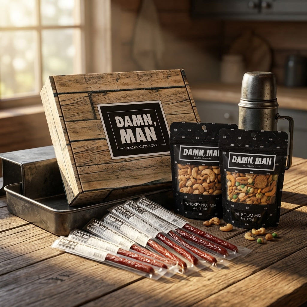 Nuts & Beef Box – High-Protein Snack Gift | Gourmet Beef Sticks & Nut Mixes
