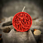 Beeswax Aquarius Water Bearer Zodiac Spell Candle - Red (Passion)