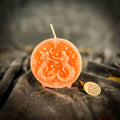 Beeswax Gemini Twins Zodiac Spell Candle - Pink (Romance)