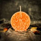 Beeswax Libra Scales Zodiac Spell Candle - Pink (Romance)