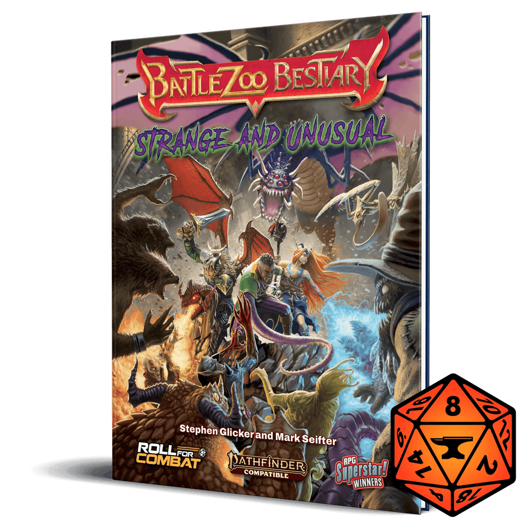 Battlezoo Bestiary: Strange & Unusual Hardcover & PDF - Pathfinder 2nd Edition / Hardcover & PDF & Foundry VTT Module
