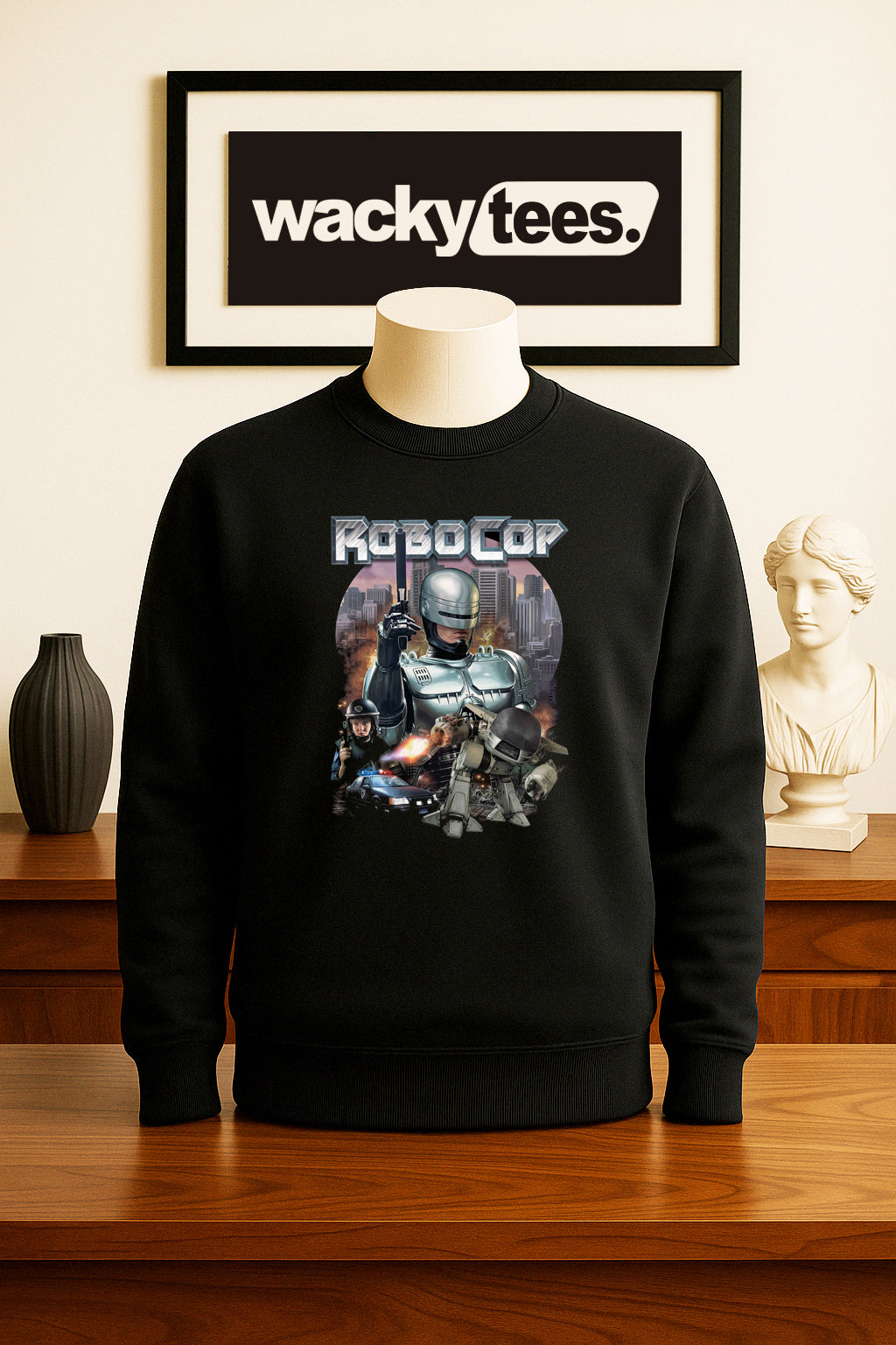 RoboCop OCP Detroit Police Force ED-209 80s Graphic Tee Shirt