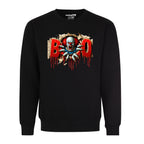 Halloween Horror Booo Angry Pennywise Distressed Graphic Tee Shirt