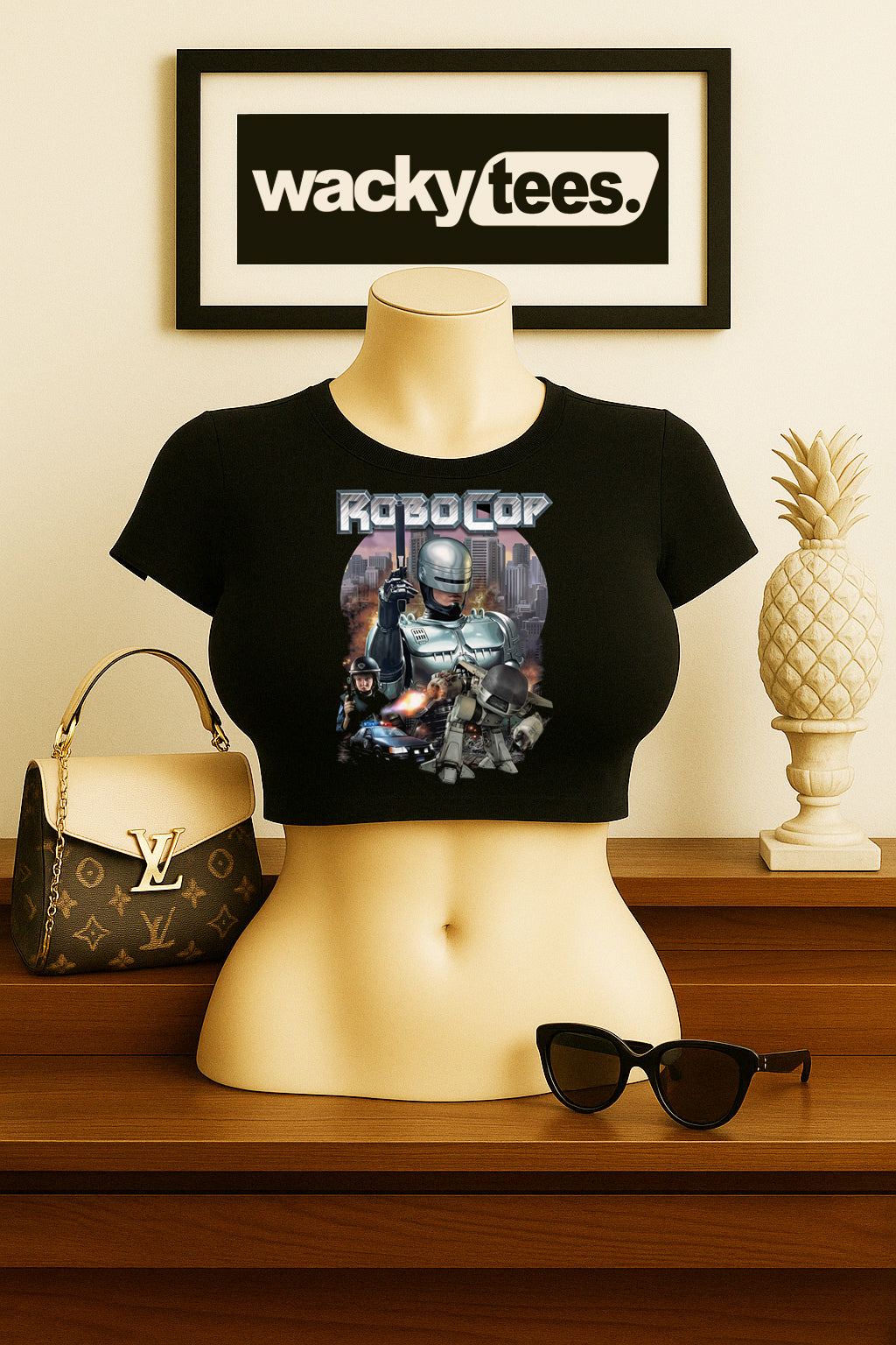 RoboCop OCP Detroit Police Force ED-209 80s Graphic Tee Shirt