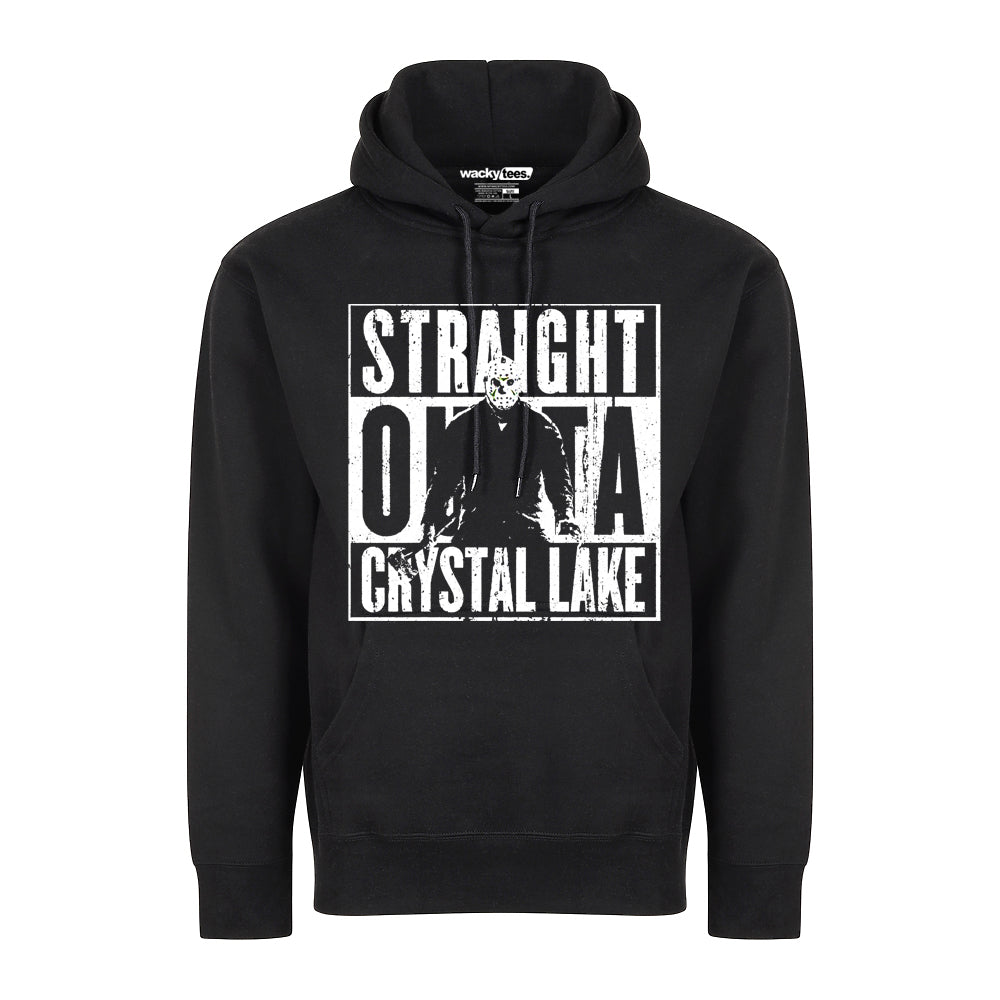 Friday the 13th Straight Outta Crystal Lake Distressed Graphic Tee Shirt