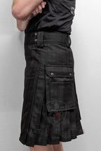 Standard Black Isle Tartan Utility Kilt - 30 / 22
