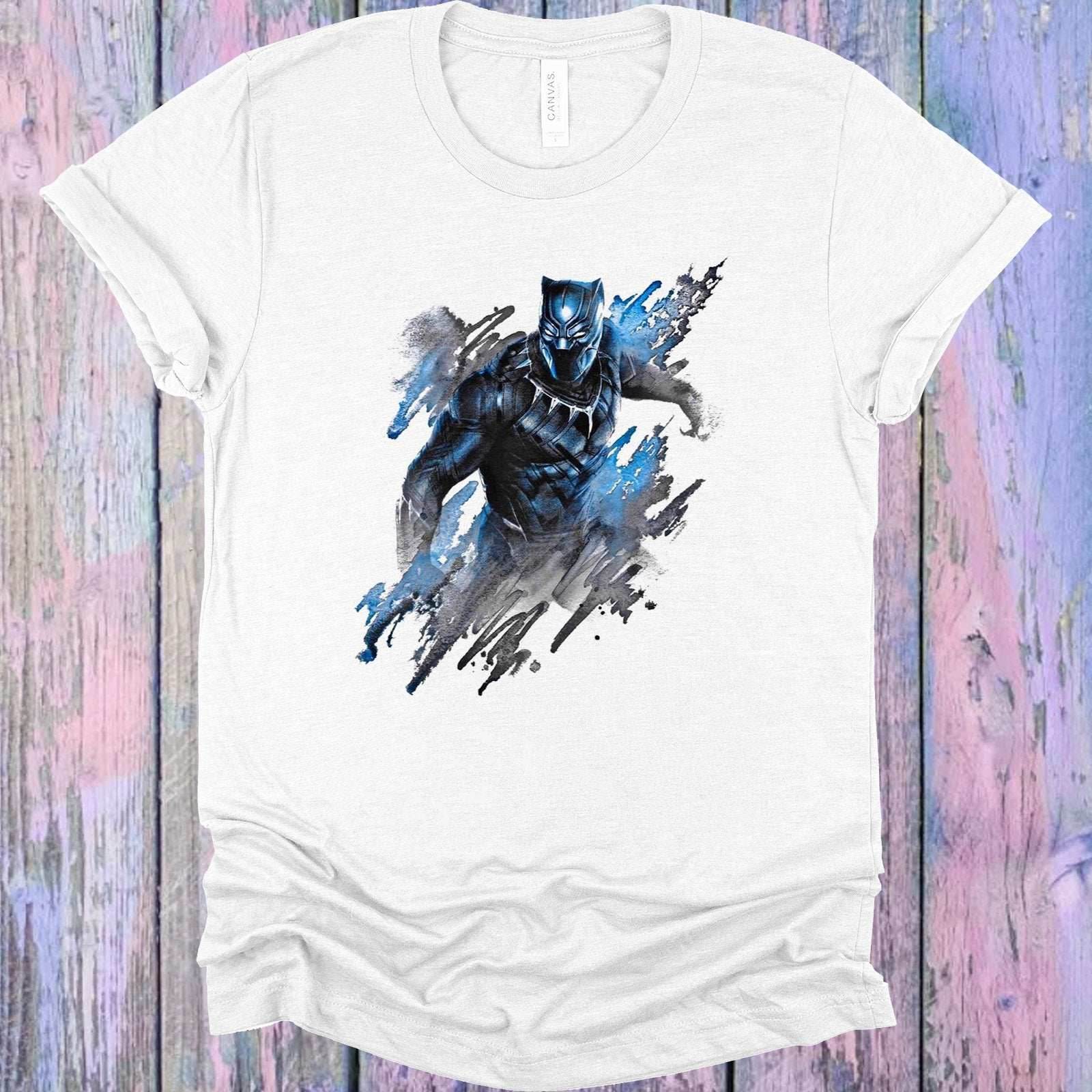 Black Panther Watercolor Graphic Tee - S
