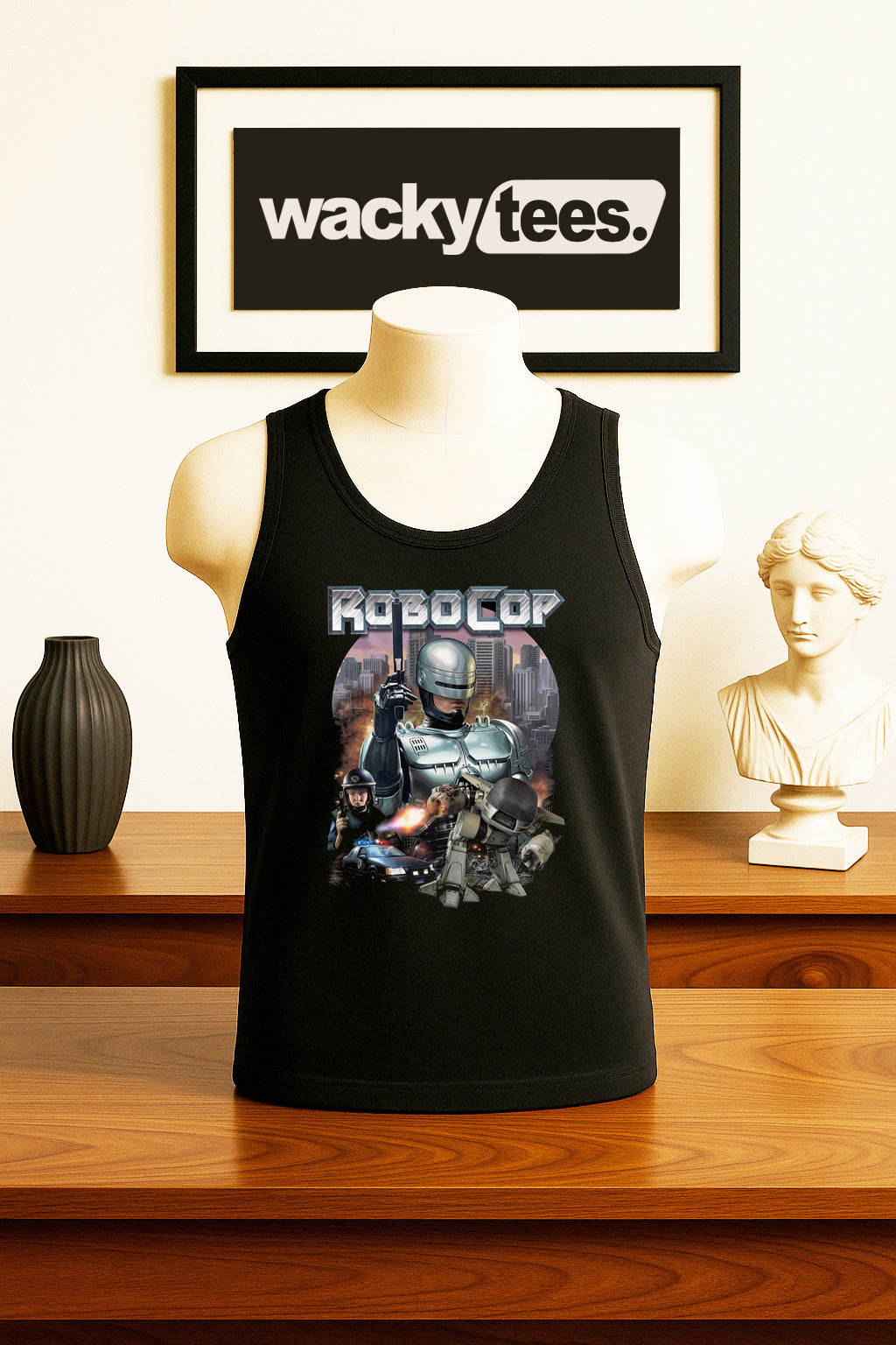 RoboCop OCP Detroit Police Force ED-209 80s Graphic Tee Shirt