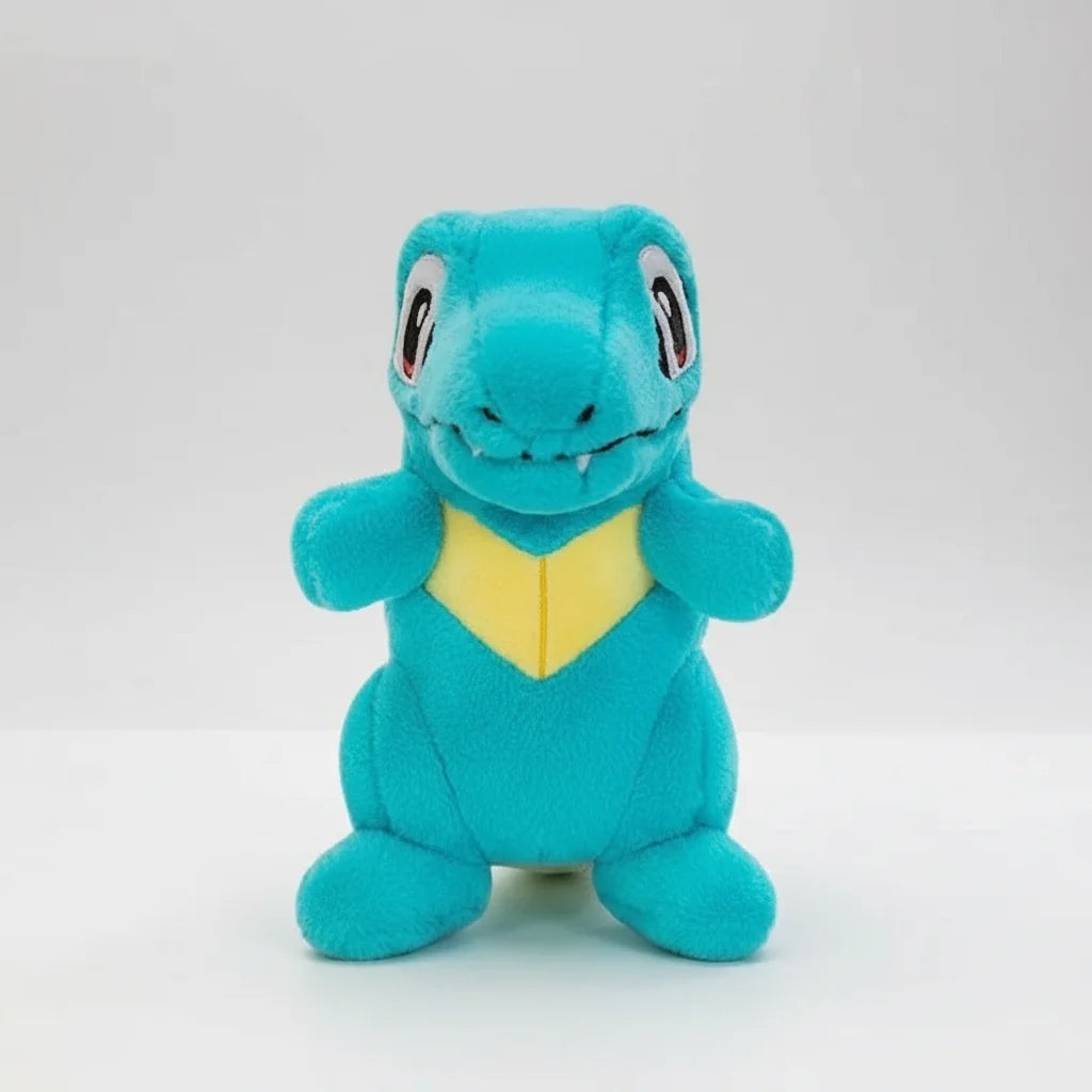 Kawaii Blue Baby Crocodile Anime Plush Toy – Soft Stuffed Animal Pillow Doll (30–80cm)