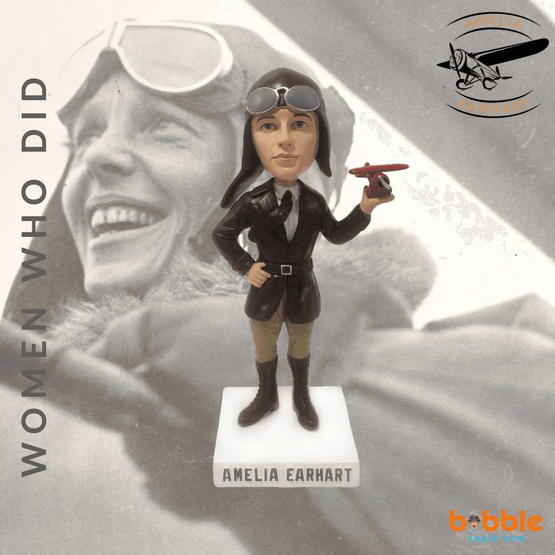 Amelia Earhart Bobblehead - 