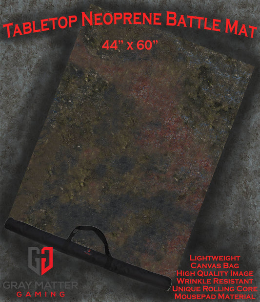 Boggy Swamp - Neoprene Battle Mat - Warhammer, AoS, 40K, Kill Team, MCP, Shatterpoint, Legion, More - 44x60