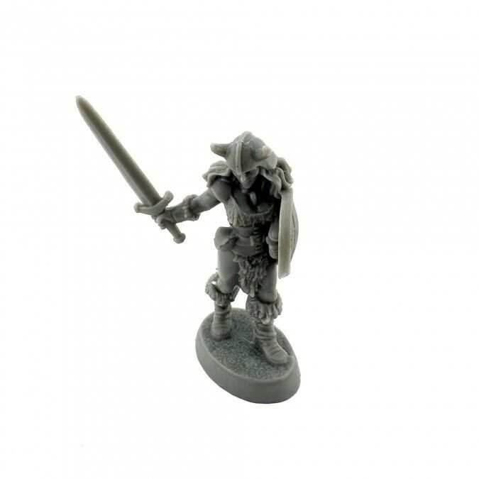 Bones Black: Jana Frostwind, Female Barbarian Warrior - 