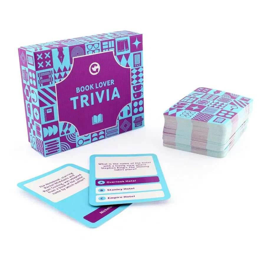 Book Lover Trivia Card Game Ginger Fox - 