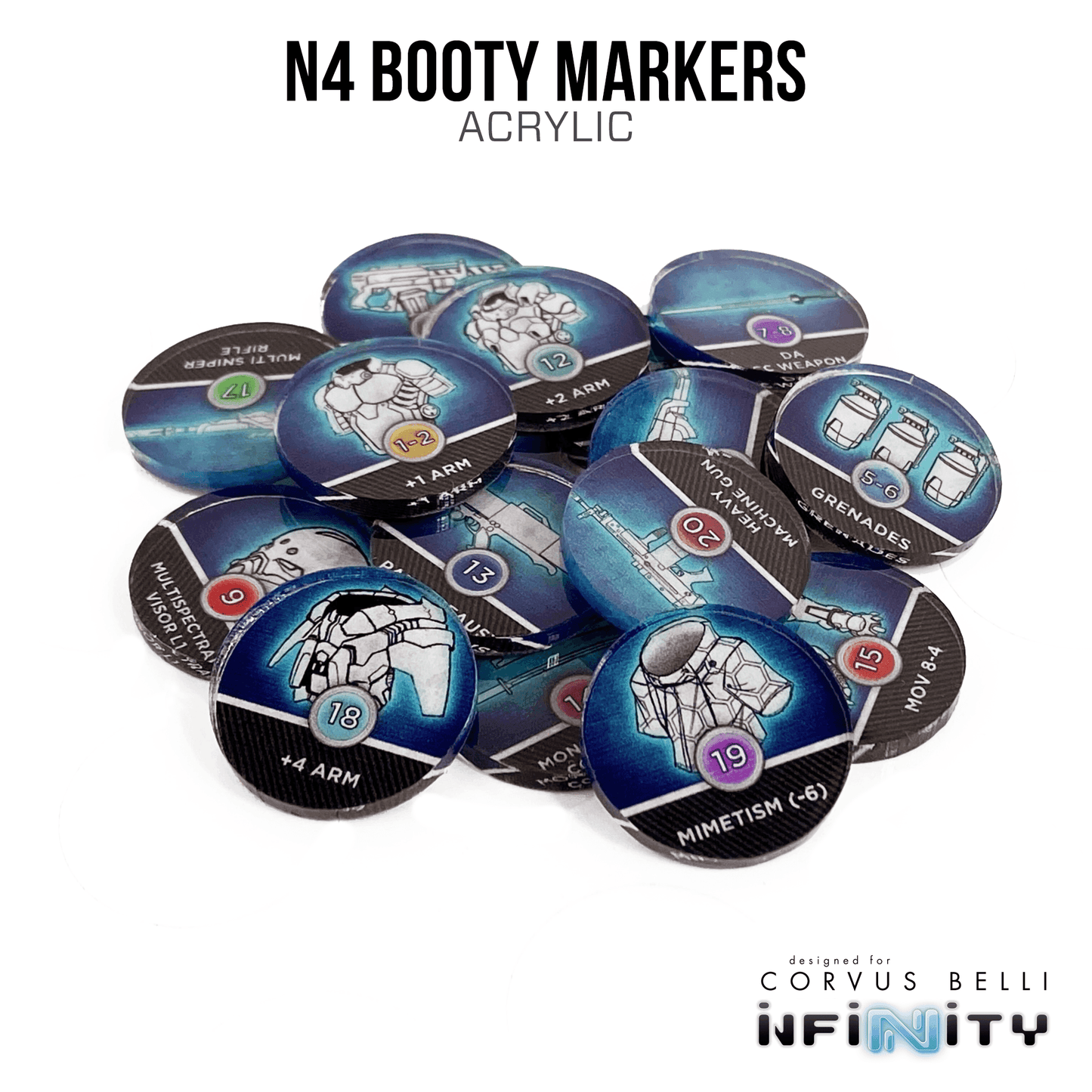 Booty / Panoply Markers - Acrylic / Included / English