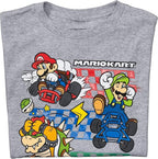 Super Mario Bros Mario Kart Officially Licensed Retro Style Gaming T-Shirt