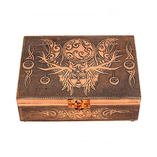 Elen Wild Goddess Bronze Metal Box - 
