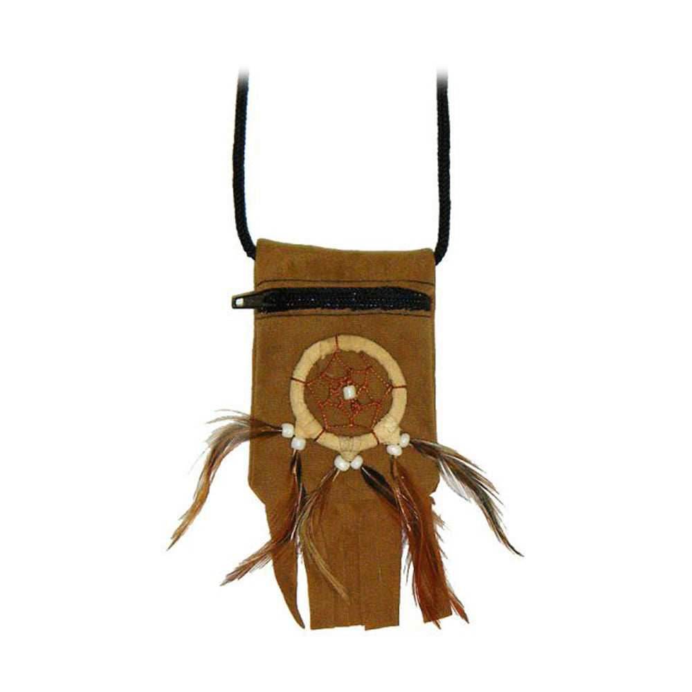 Brown Pouch Dreamcatcher - 