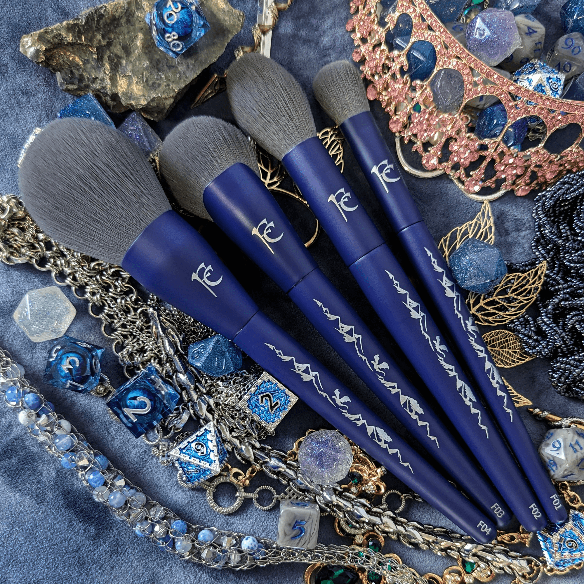Ice Dragon Brushes - Eye brush bundle