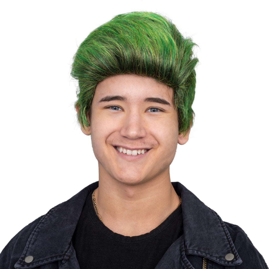 Bucky Zombie Halloween Costume Cosplay Green Deluxe Wig One Size Accessory