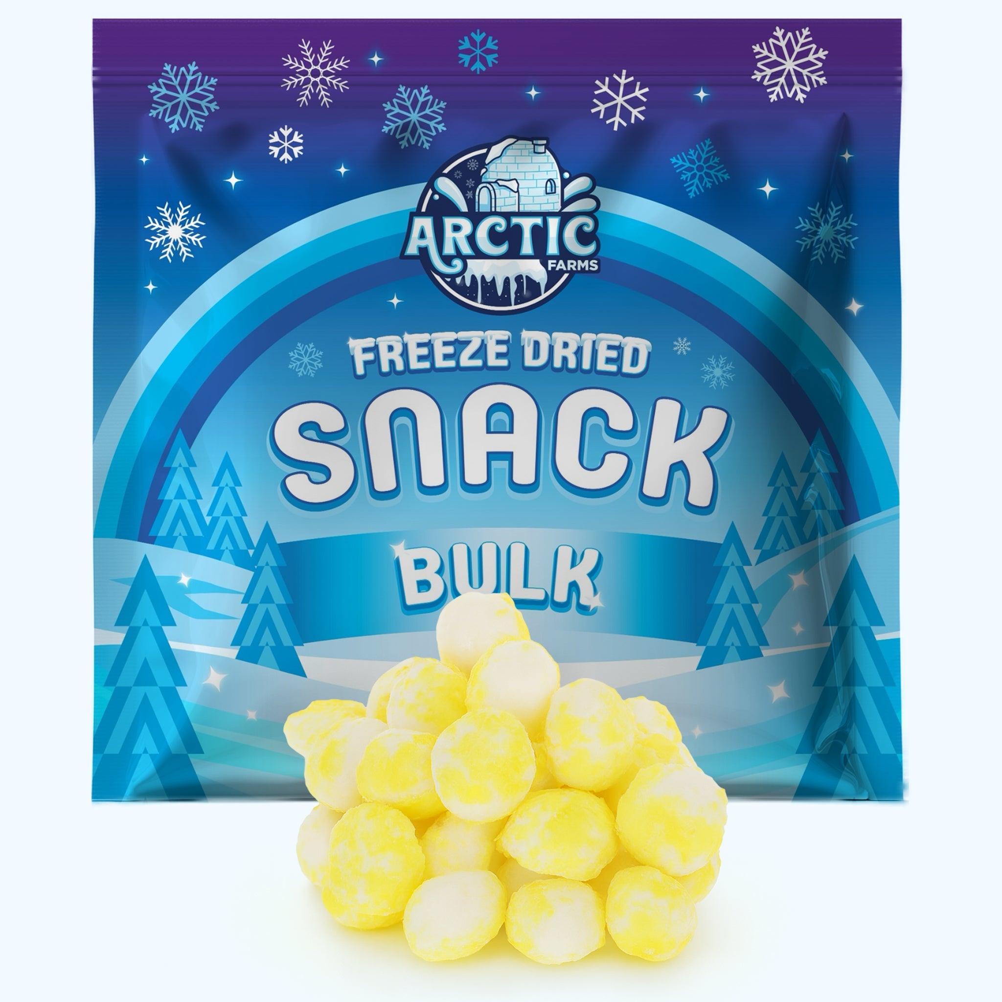 Freeze Dried Lemon Puffs Candies