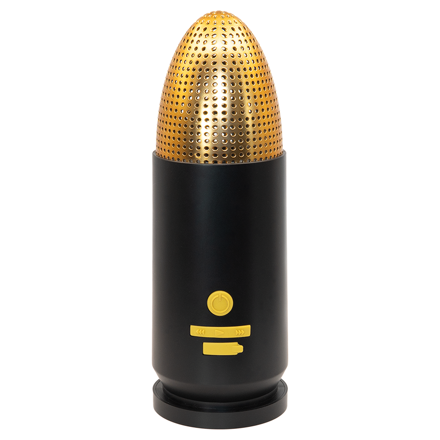 9mm Bullet Bluetooth Speaker Black
