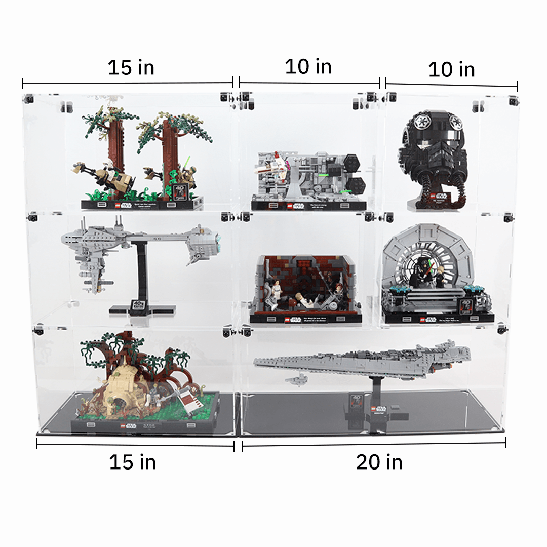 Mini Stacker 20x8x8 - Clear