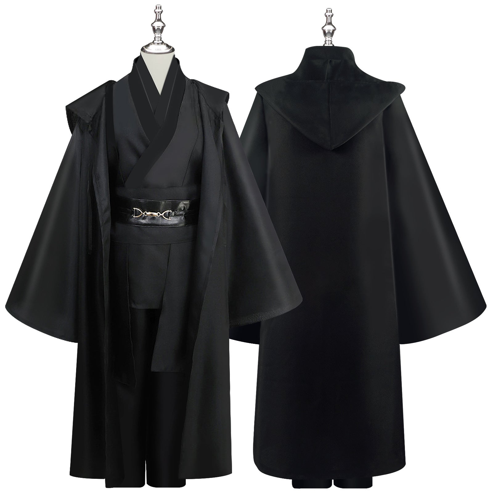 Girls Boys Unisex Movie Star Jedi Cosplay Costume Anakin Skywalker Sith Outfits Game Anime Children Retro Wars Warrior Cloth