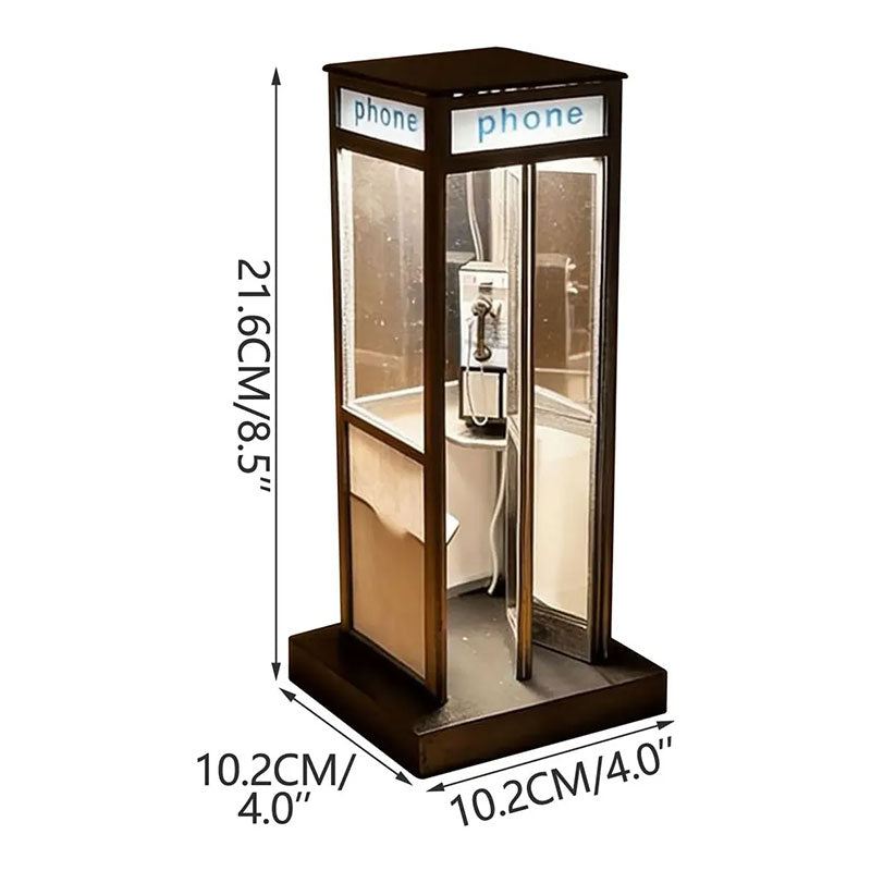 Phone Booth Table Lamp , insert a few coins and go anywhere in time.