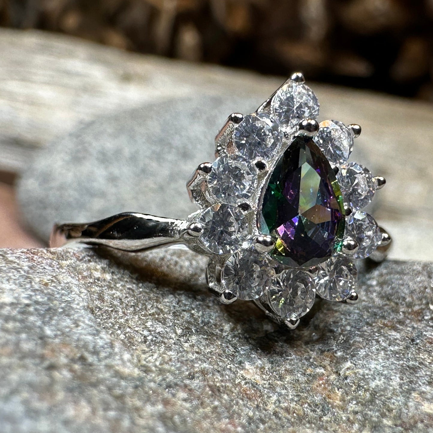 Celtic Vines Moonstone Ring