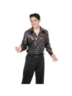 Adult 70's Disco Glitter Shirt