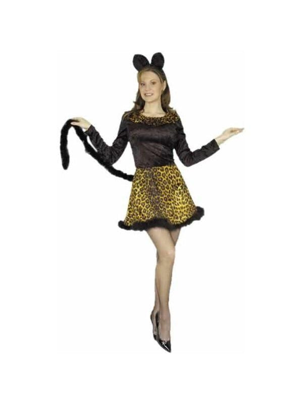 Adult Leopard Cat Dress Costume