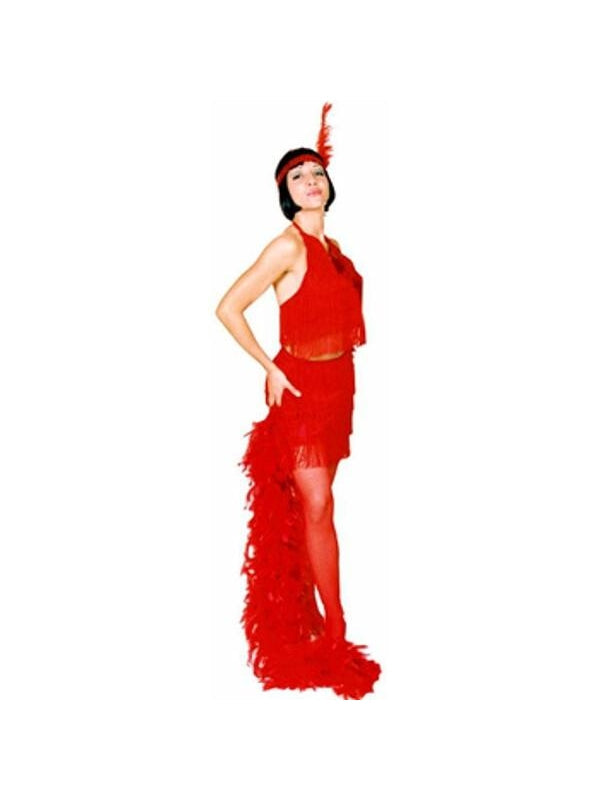 Adult Red Sexy Flapper Costume