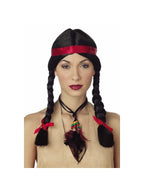 Women's Indian Wig W/ Band