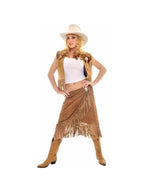 Adult Leather Cowgirl Costume