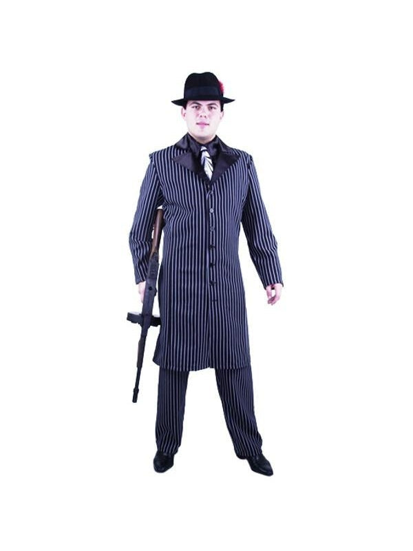Adult Long Gangster Suit Costume