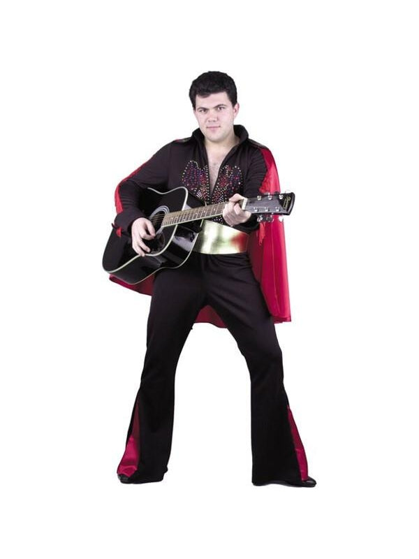 Adult Black Rock Star Costume
